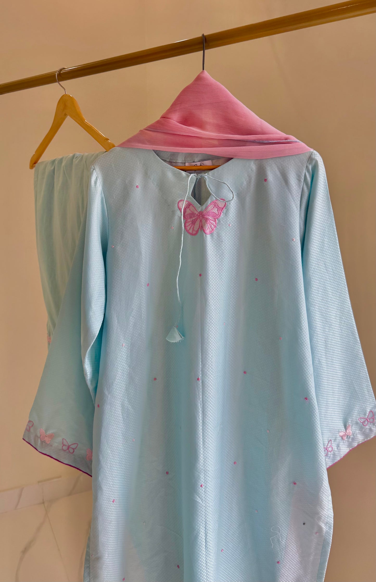 Titli - Sky | 3 pc embroidered